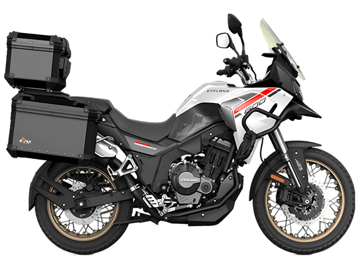 CYCLONE RX600 ADV white compressed