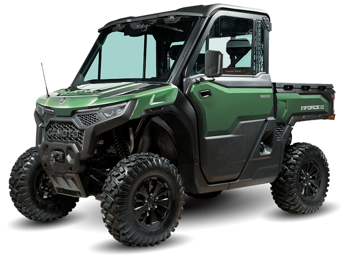 Квадроцикл CFMOTO UFORCE U10 PRO EPS Highland зеленый в Азимут 66 Квадроцикл CFMOTO UFORCE U10 PRO EPS Highland зеленый