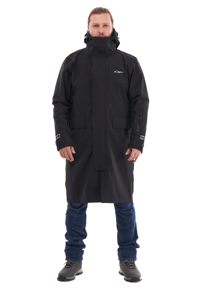 Дождевик городской DF RAINCOAT 2.0 Black 2024