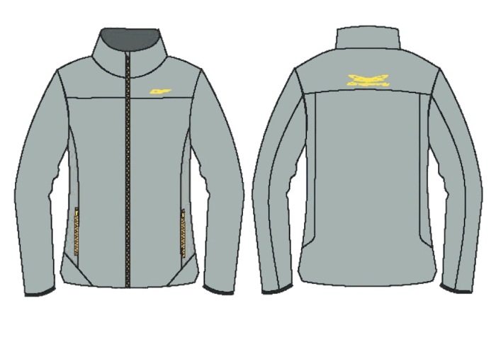 Кофта флисовая DF Man Grey Lemon min