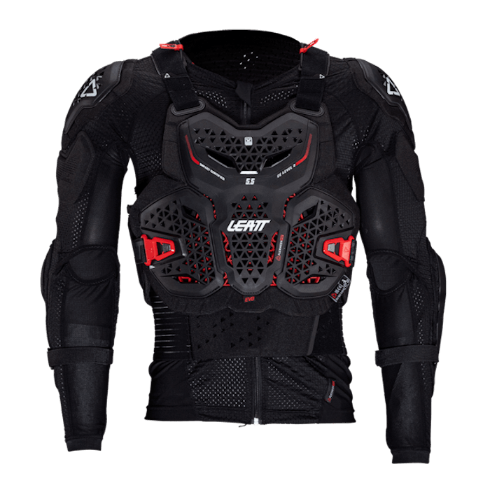 Leatt Body Protector 5 5 Evo Black 2026 compressed
