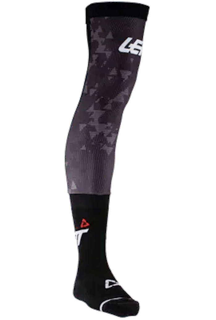 Чулки Leatt Knee Brace Socks (Black/White, 2025)