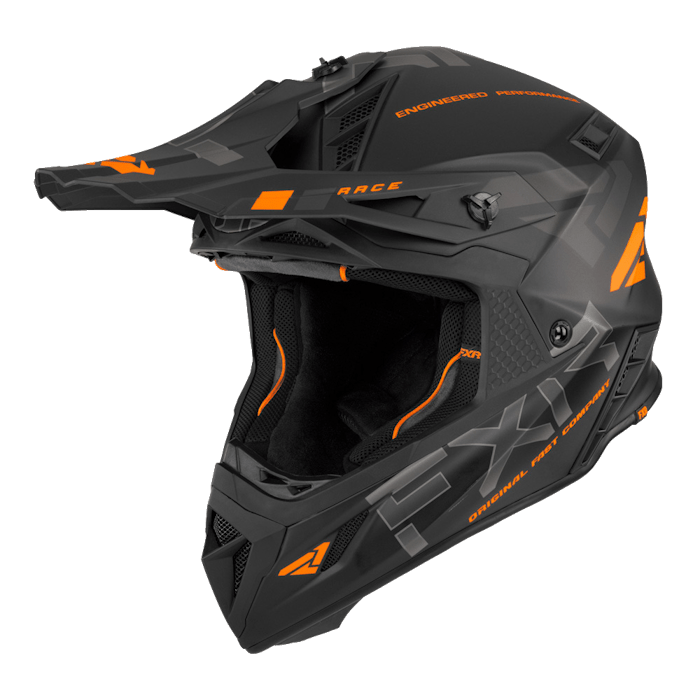 FXR Helium Race Div Black Orange 1 min