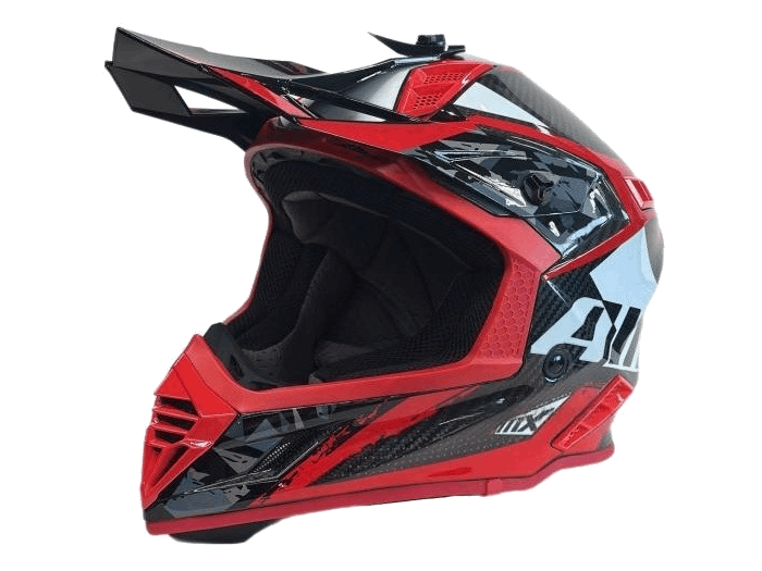 AiM RH855 Carbon TERRAIN Black Red compressed