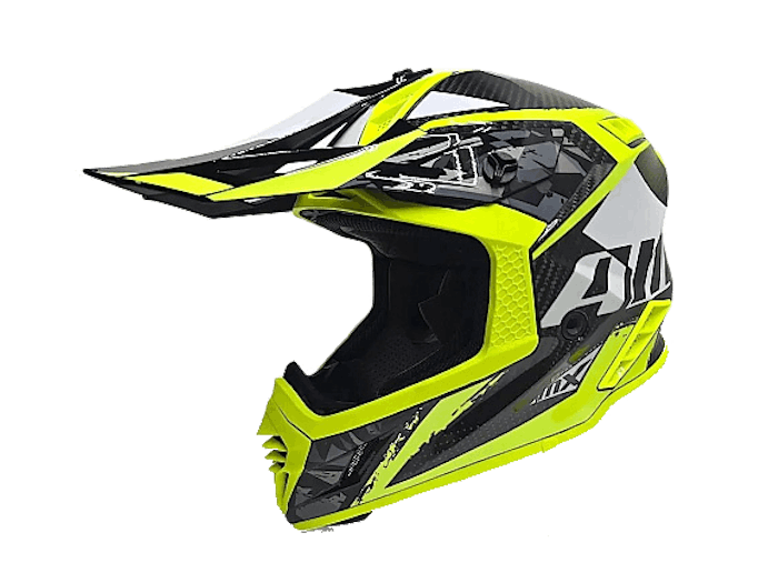 AiM RH855 Carbon TERRAIN Black Yellow compressed