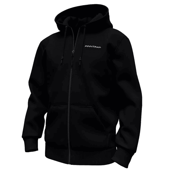 FINNTRAIL LOGO ZIP 6825 BLACK