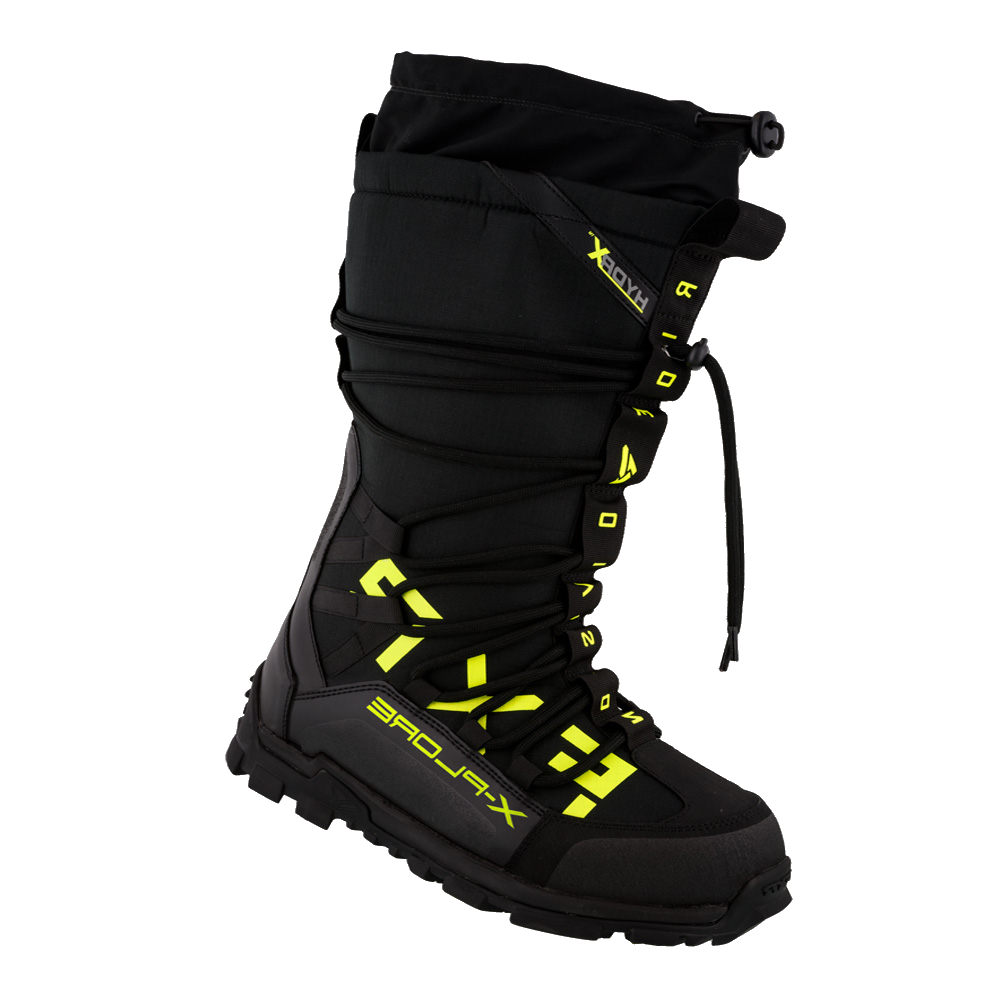 Ботинки FXR X-Plore с утеплителем Black/Hi Vis, 7/9/40