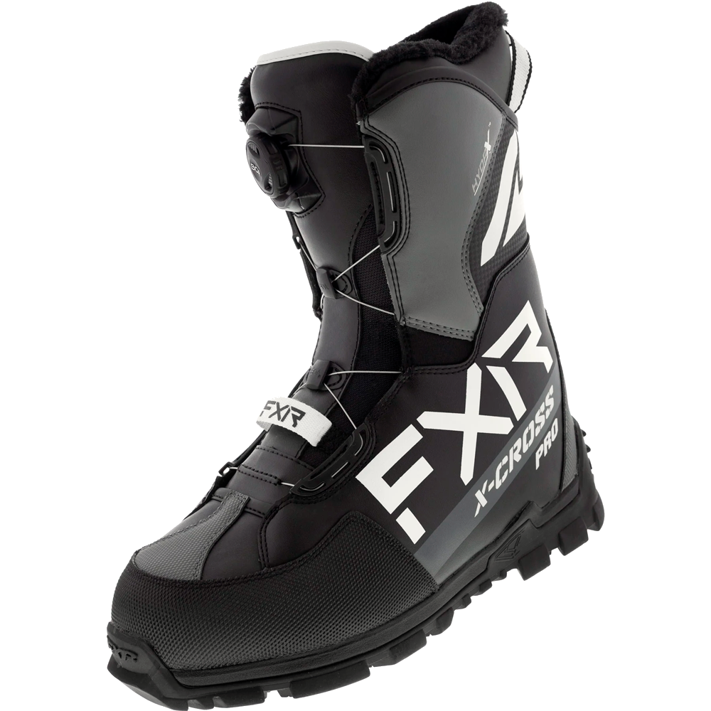 Ботинки FXR X-Cross Pro BOA с утеплителем (Black/White, 5/7/37)