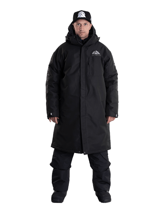 Jethwear Pit Coat M Black Grey compressed