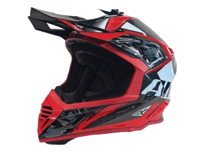 Мотошлем кроссовый AiM RH855 Carbon TERRAIN Black/Red в Азимут 66
