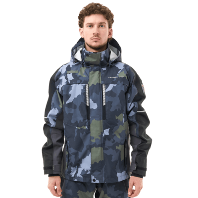Мембранная куртка QUAD PRO Man Green Camo-Black в АЗИУТ 66