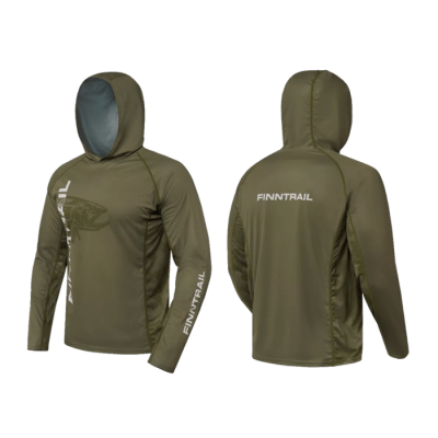 Лонгслив Finntrail WAVE BIG FISH KHAKI 6609 в АЗИМУТ 66