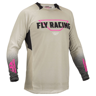 Джерси FLY RACING EVOLUTION DST (2023),  светло-серый/черный в Азимут 66