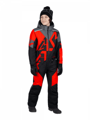 Детский комбинезон FXR Cold Cross CX с утеплителем (Red/Black) в АЗИМУТ 66