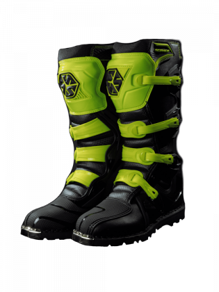 Мотоботы SCOYCO MBM006 TWL Edition черный-Hi-Vis в АЗИМУТ 66